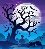 Spooky tree theme image 2