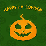 Halloween Pumpkin Eyes Invitation Card