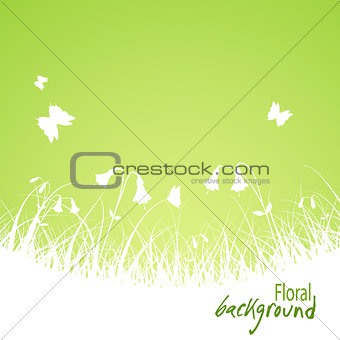 Ðbstract floral background, vector