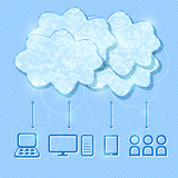 Cloud Computing Concept Illustration