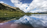 Colbricon lake in the Dolomites - Italy