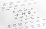 Screenplay close-up 1 (generic film text written by photographer