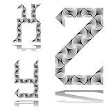Design ABC letters from X to Z