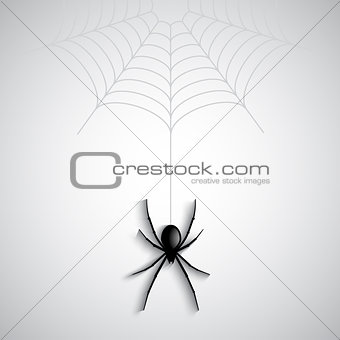 Halloween spider background