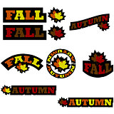 Fall icons