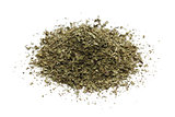 pile of dried mint