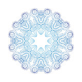 Kaleidoscopic round pattern