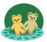 Two little Teddy Bears