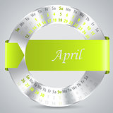 2015 april calendar design