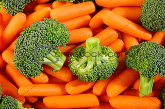broccoli and carrot