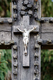 Close up shot of a crucifix 