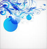 Blue Christmas abstract background