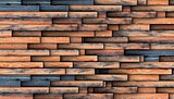 interesting design for wooden wall