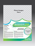 abstract business flyer 