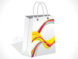 abstract colorful shopping bag 