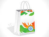 abstract indian shopping bag