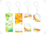 abstract multiple colorful sale tag