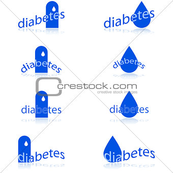 Diabetes icons