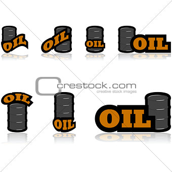 Oil icons