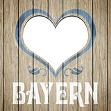wooden heart Bavaria