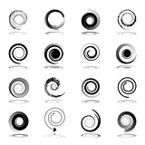 Spiral design elements. 