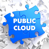 Public Cloud on Blue Puzzle.