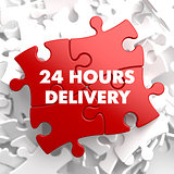 Red Puzzle - 24 hours Delivery.