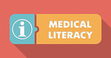 Medical Literacy Concept in Flat Design.