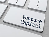 Venture Capital on Keyboard Button.