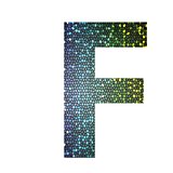 letter F of different colors