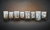 Calories Letterpress