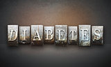 Diabetes Letterpress