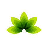 Organic leaf logo