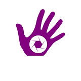 Purple photography logo