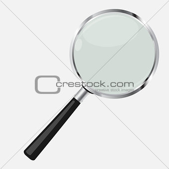 Magnifying Glass Search Icon Vector Illustration