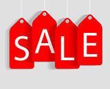 Sale Banner with Place for Your Text. Illustration