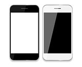 Abstract Design Mobile Phones . Vector Illustration
