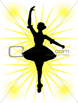 ballerina with background