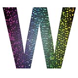 letter W of different colors