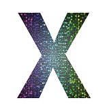 letter X of different colors