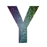 letter Y of different colors