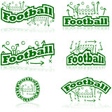 Football tactics icons