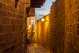 Street in Old Jaffa port.