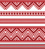 red color embroidered good like handmade cross-stitch ethnic Ukraine pattern