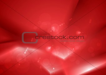 Red wavy glowing background