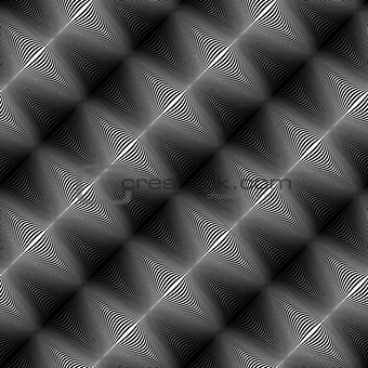 Design seamless diagonal trellised pattern