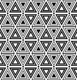 Triangles and diamonds texture. Seamless geometric pattern. 