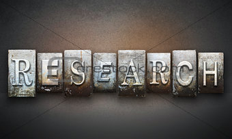 Research Concept Letterpress