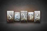 Santa Letterpress Concept