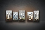 Top 50 Letterpress